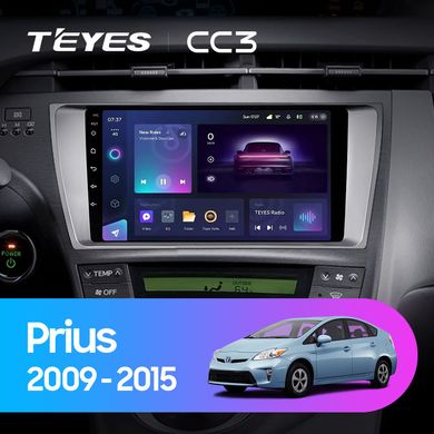 Штатная магнитола Teyes CC3 2K 4+32 Gb Toyota Prius XW30 2009-2015 9"