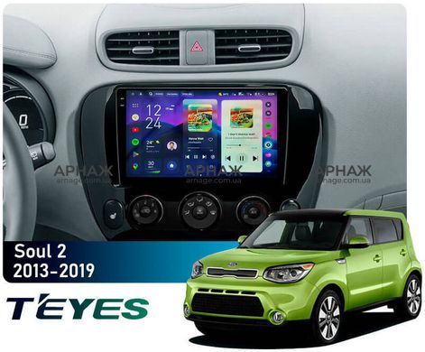 Штатна магнітола Teyes CC4 Pro 2K 12+256 Gb Kia Soul 2 PS 2013-2019 (B) 9"