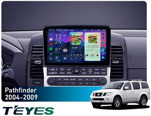 Штатна магнітола Teyes CC4 2K 6+64 Gb Nissan Pathfinder R51 (F2) 2004-2009 9" (L1)