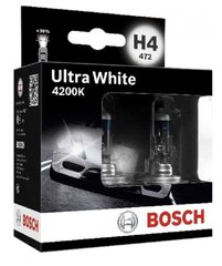 Автолампа Bosch Ultra White 4200K H4 55W 12V P43t (1987301181)