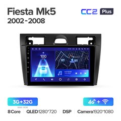 Штатна магнітола Teyes CC2 Plus 3GB+32GB 4G+WiFi Ford Fiesta Mk VI 5 Mk5 (2002-2008)