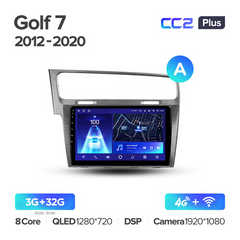 Штатна магнітола Teyes CC2 Plus 3GB+32GB 4G+WiFi VW Golf 7 (2014-2018)