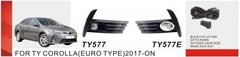 Фара противотуманные Dlaa TY-577E-A-W Toyota Corolla 2016-18