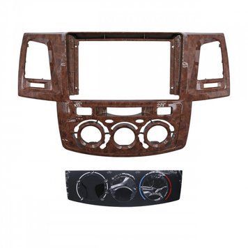 Комплект рамка+проводка QIV Toyota Fortuner 1 AN50 AN60 HILUX Revo Vigo 2008-2014 (F5) (W2) 9"