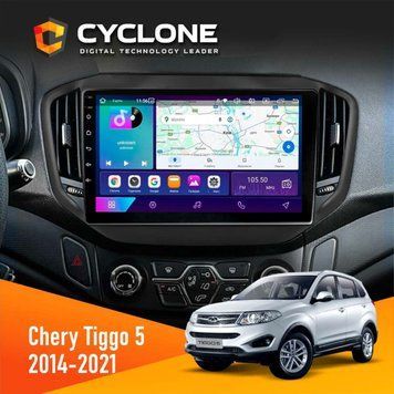 Штатная магнитола CYCLONE Chery Tiggo 5 2016-2021 C10-002 2/32. 4G. 2k
