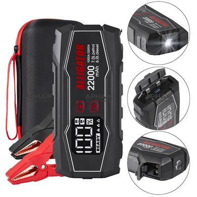Пусковий пристрій ALLIGATOR JS845 Jump Starter 1000A/2000A 22000mAh