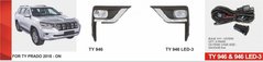 Противотуманные фары Dlaa TY-946LED-3 Toyota Prado FJ150 2017-