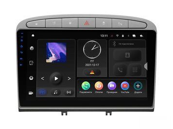 Штатна магнітола Incar TMX-7003 Peugeot 308 07-13. 408 2011+ Silver CarPlay DSP 4G