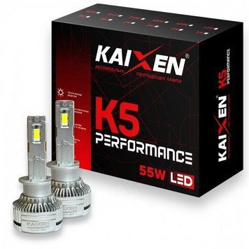 Светодиодные лампы Kaixen K5 H1 6000K 55W CAN BUS