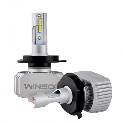 LED автолампы Winso LED H4 12/24V 40Вт 5000Лм 6000K P43t CSP Chip