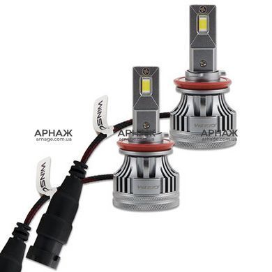 LED автолампы Winso LED H8/H11/H16 12/24V 90Вт 7000Лм 6500K CSP3970 2шт