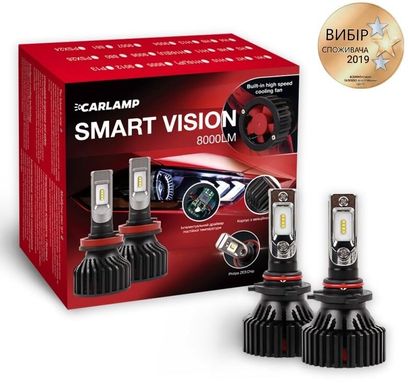 Светодиодные автолампы Carlamp Smart Vision HB3 8000 Lm 6500 K