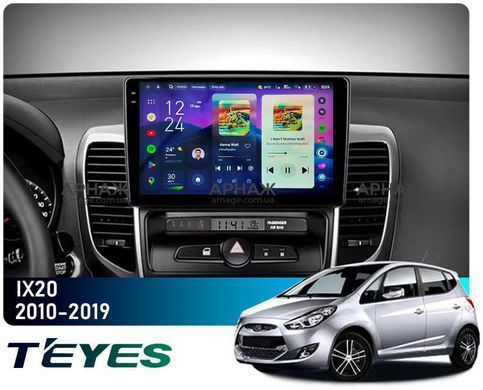 Штатна магнітола Teyes CC4 Pro 2K 12+256 Gb Hyundai IX20 (F2) 2010-2019 9" (L1)