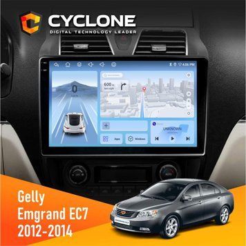 Штатна магнітола CYCLONE Gelly Emgrand EC7 2012-2014 C10-012 4/64 DSP 4G