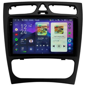 Штатная магнитола Teyes CC4 Pro 2K 12+256 Gb Mercedes Benz C Class S203 CL203 W203 (F1) 2000-2004 9" (L1)