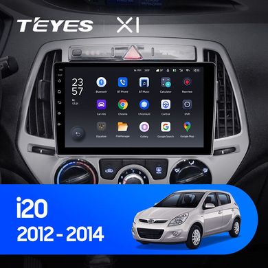 Штатна магнітола Teyes X1 2+32Gb Wi-Fi Hyundai i20 2 2012-2014 9"
