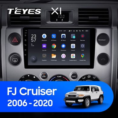 Штатна магнітола Teyes X1 2+32Gb Wi-Fi Toyota FJ Cruiser J15 2006-2020 (A) 9"