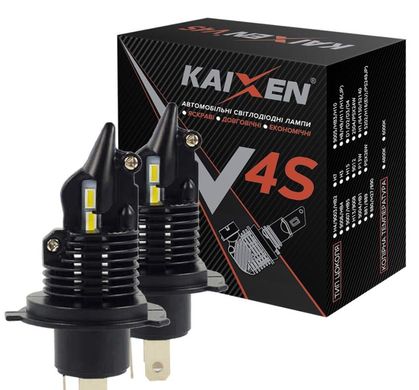 Светодиодные автолампы Kaixen V4S H4 6000K 20W
