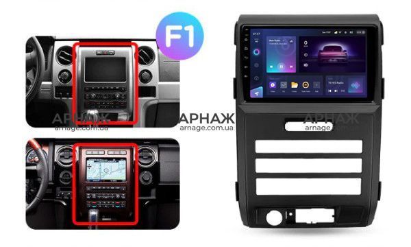 Штатная магнитола Teyes CC3 2K 6+128 Gb 360&deg; Ford F150 P415 Raptor 2008-2014 (A) 9"