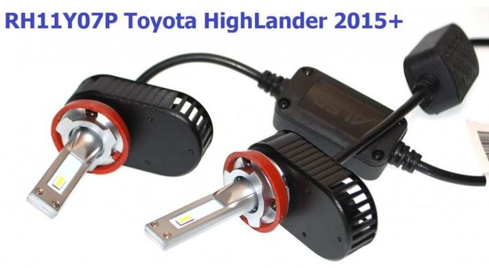 Светодиодные автолампы ALed H11 6000K 30W RH11Y07P Toyota HighLander 2015+