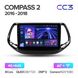 Штатная магнитола Teyes CC3 4GB+64GB 4G+WiFi Jeep Jeep Compass (2016-2018)