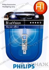 Галогенові лампи Philips H1 12258BVUB1 Blue Vision Ultra Blister