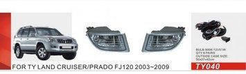 Протитуманні фари Dlaa TY-040 Toyota Prado FJ120 2003-09