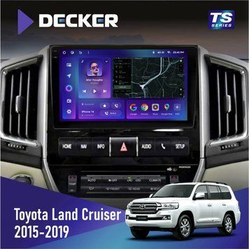 Штатна магнітола DECKER Toyota Land Cruiser (200) 2015-2019 TS TS9-003 4x64. DSP 4G. 2k