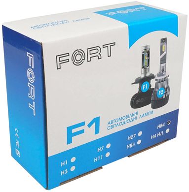 Светодиодные автолампы Fort F1 HB4(9005) CSP