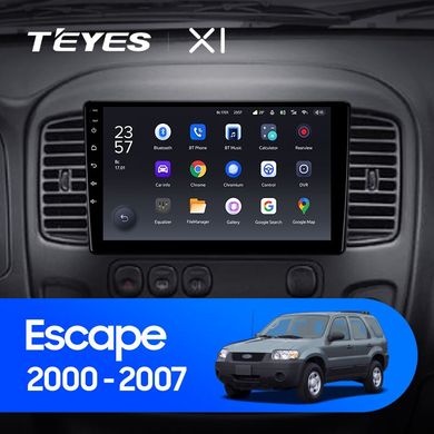 Штатна магнітола Teyes X1 2+32Gb Wi-Fi Ford Escape 1 2000-2007 9"