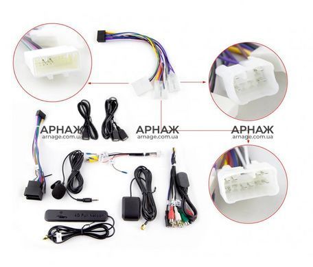 Штатна магнітола EasyGo M9-3-32-B-TR4 QLED Toyota RAV4 2006-2012