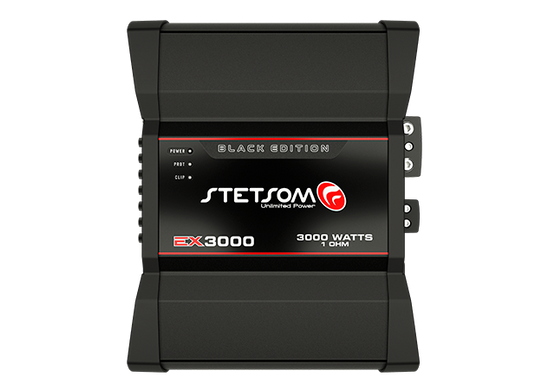 Автомобильный усилитель Stetsom EX3000 BLACK EDITION - 1OHM