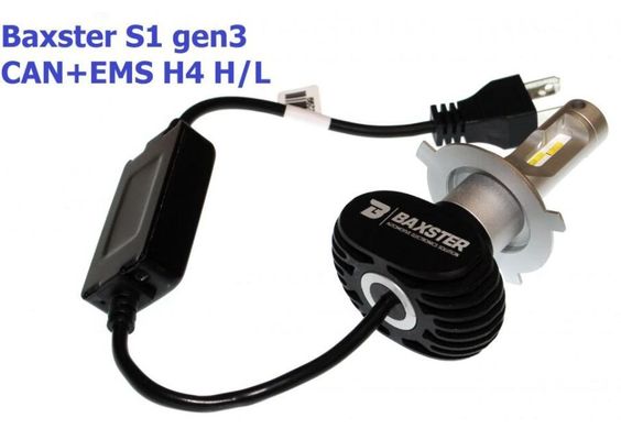 Світлодіодні автолампи Baxster S1 gen3 H4 H/L 5000K CAN+EMS