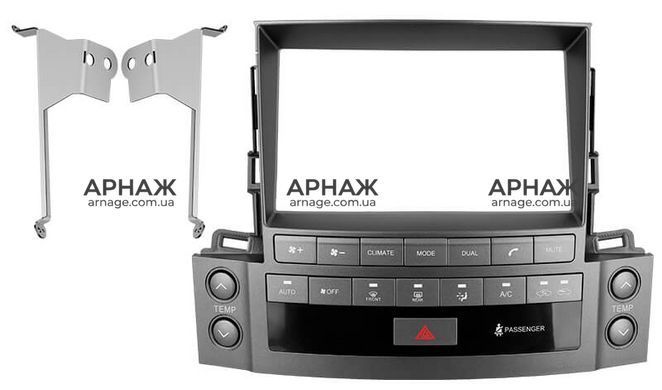 Штатная магнитола Teyes CC4 Pro 2K 12+256 Gb Lexus LX570 J200 3 lll 2007-2015 (A) 9" (L3)