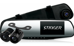 Дзеркало-відеореєстратор Stinger DVR-M489FHD cam