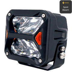 LED фара Drive-X WL SQ-114 DLX 4" SP+DRL 6L-60W OSR