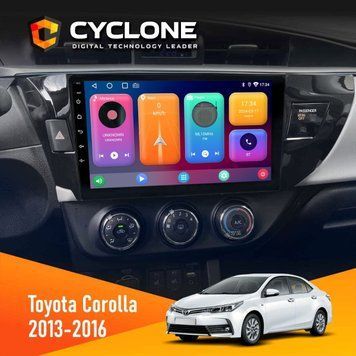 Штатна магнітола CYCLONE Toyota Corolla 2013-2016 C10-001 2/32