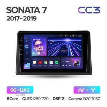 Штатная магнитола Teyes CC3 6+128 Gb 360&deg; Hyundai Sonata 7 LF 2017-2019 9"