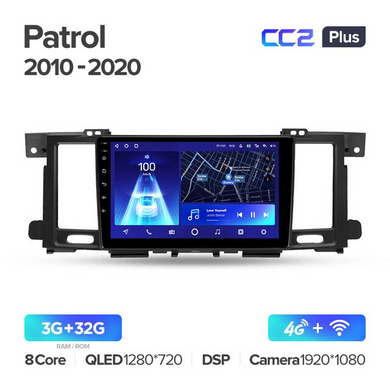 Штатна магнітола Teyes CC2 Plus 3GB+32GB 4G+WiFi Nissan Patrol (2015-2020)