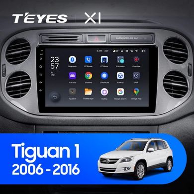 Штатна магнітола Teyes X1 2+32Gb Volkswagen Tiguan 1 NF 2006-2017 B 9"