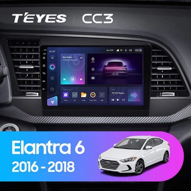 Штатная магнитола Teyes CC3 2K 4+64 Gb Hyundai Elantra 6 2015-2018 (A) 9"