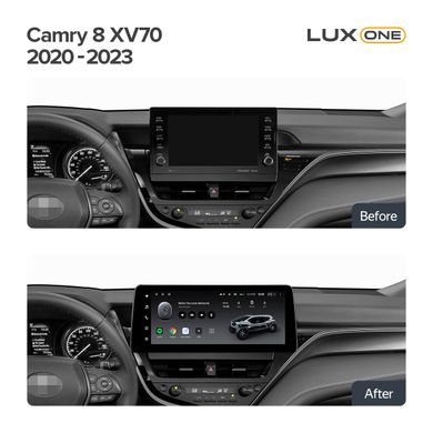 Штатна магнітола Teyes LUX ONE 4+32 Gb Toyota Camry 8 XV70 2020-2023 12.3"