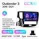 Штатная магнитола Teyes CC3 2K 4+32 Gb Mitsubishi Outlander 3 GF0W GG0W (1 Din) 2012-2018 (A) 10" 1din