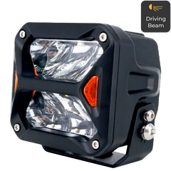 LED фара Drive-X WL SQ-113 DLX 4" DB+DRL 6L-30W OSR