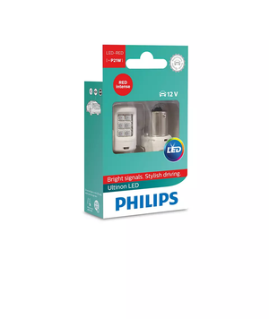 LED автолампы Philips 11498ULRX2 P21W LED 12 X2 Red