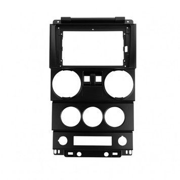 Комплект рамка+проводка QIV Jeep Wrangler Rubicon 2008-2010 (F1) 9"