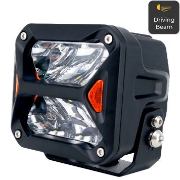 LED фара Drive-X WL SQ-113 DLX 4" DB+DRL 6L-30W OSR