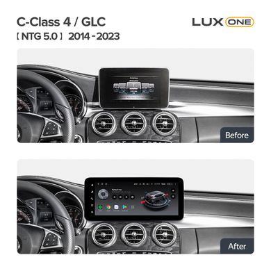 Штатна магнітола Teyes LUX ONE 6+128 Gb Mercedes Benz C-Class 4 A205 C205 S205 W205/GLC X253 NTG 5.0 2014-2023