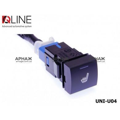 Подогрев сидений QLine Fiber UNI-U04 1шт