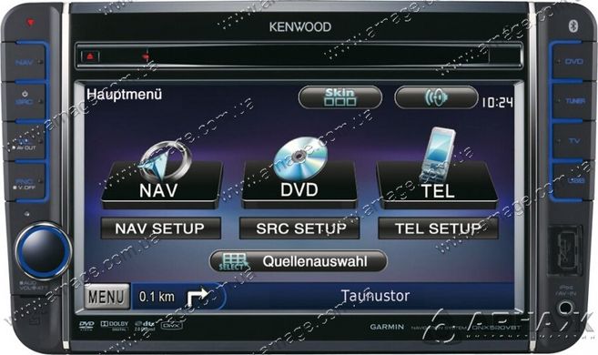 Автомагнітола Kenwood DNX-520VBT з GPS і Bluetooth